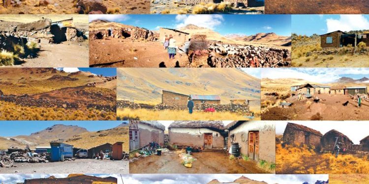 Estudio de viviendas a más de 4,000 msnm