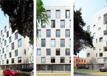 Edificio de Vivienda Multifamiliar San Martín 605: Creando una doble fachada