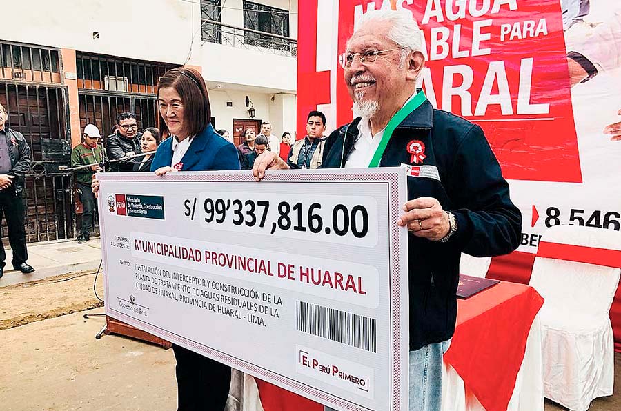 S/ 99 millones para PTAR en Huaral