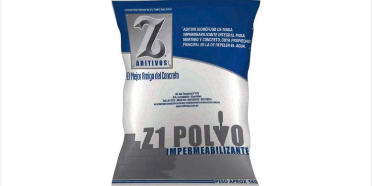 Z1 Polvo, impermeabilizante para tarrajeo