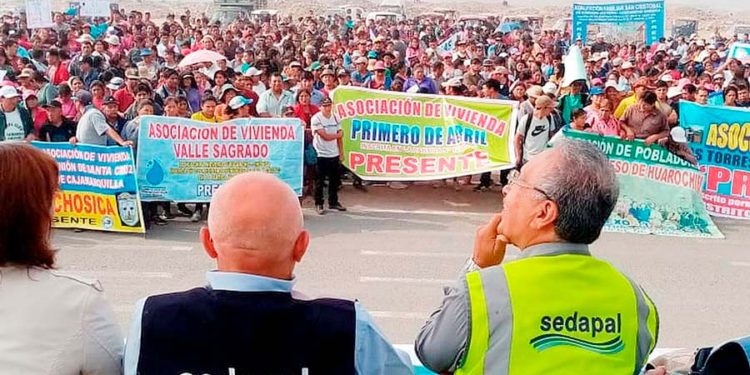 Obras para agua en Lurigancho y Huarochirí culminarán en agosto
