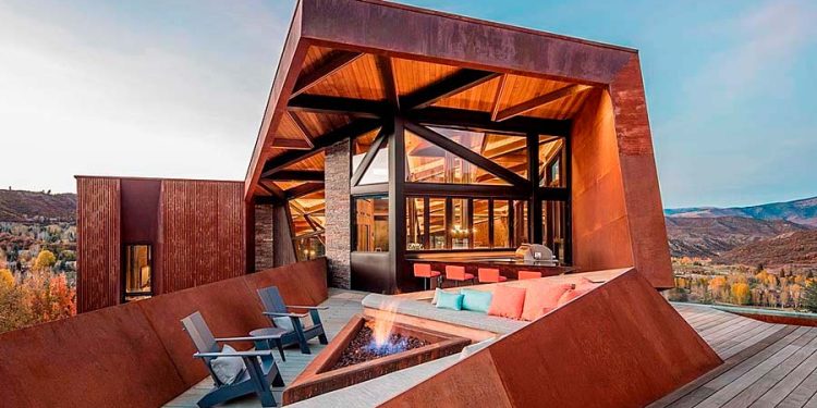 Owl Creek, residencia en base a perfiles tubulares de acero