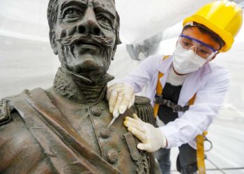 Planean restaurar 90 esculturas en el Centro Histórico rumbo al Bicentenario