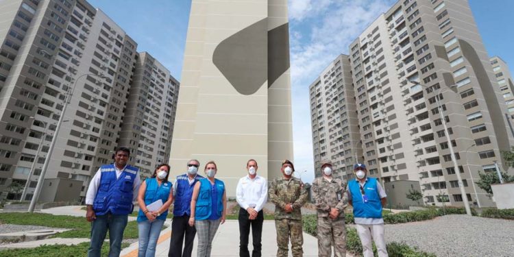 Dos torres de la Villa Panamericana se convertirán en hospital con 3,000 camas