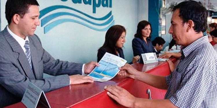 Sedapal prorrateará recibo de marzo en 12 cuotas