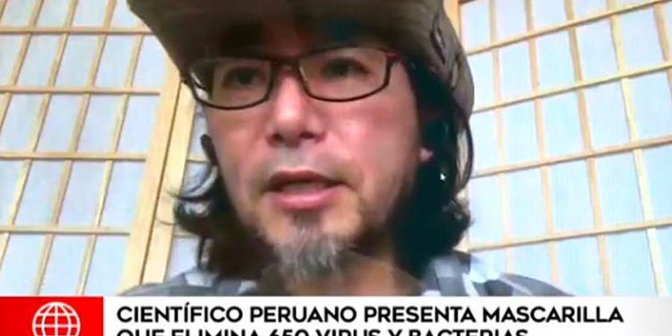 Marino Morikawa diseñó mascarilla que elimina 650 tipos de virus y bacterias