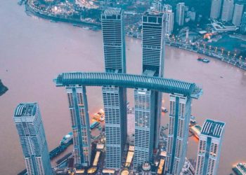 El edificio horizontal más alto del mundo está en China