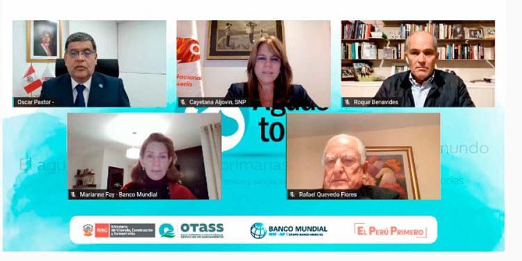 El sector agua y saneamiento es crucial para la recuperación social y económica del Perú