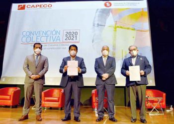CAPECO y FTCCP acuerdan aumento salarial para trabajadores de construcción