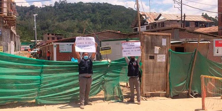 Denuncian despidos de obreros e incumplimiento de pagos en obras de Pasco y Ucayali