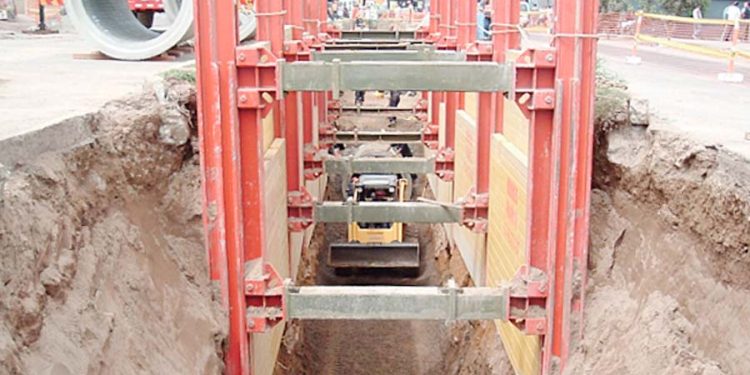 Krings Perú: Sistema Paralelo, entibación hasta 6.10 m de profundidad