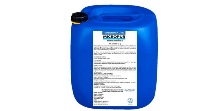 Servilet: Micropur, agua segura con iones de plata