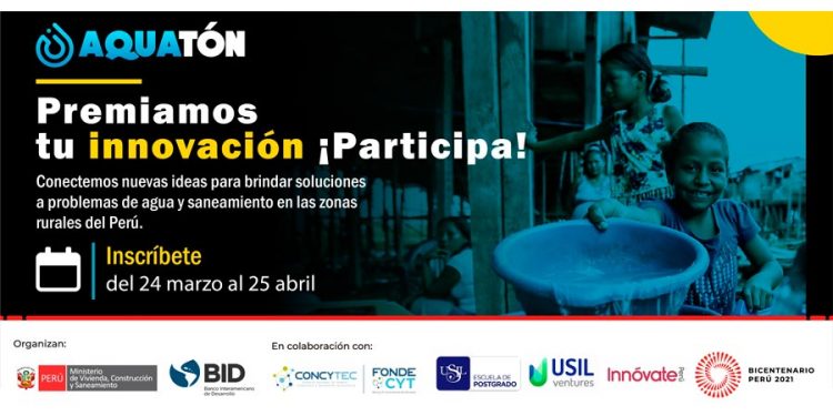 “Aquatón” premiará hasta con US$ 5,000 las soluciones más innovadoras para brindar agua a zonas rurales