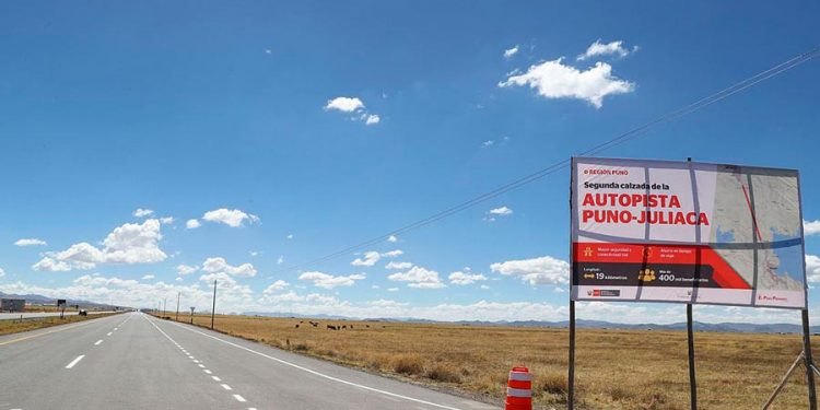 MTC construye segunda calzada de carretera Puno-Juliaca con una inversión de US$ 103 millones