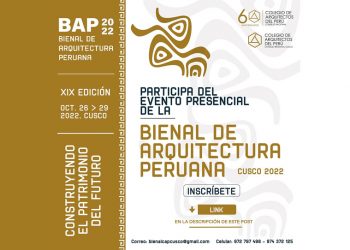 La XIX Bienal de Arquitectura Peruana premiará a las mejores obras del país en Cusco
