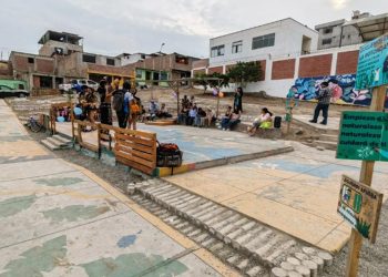 CAP – Regional Lima participó en la inauguración de dos proyectos “Valora Nuestro Barrio” en Villa El Salvador