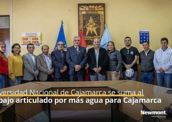 Cajamarca: UNC donará terreno para que Newmont ALAC construya reservorio de agua a través de OxI