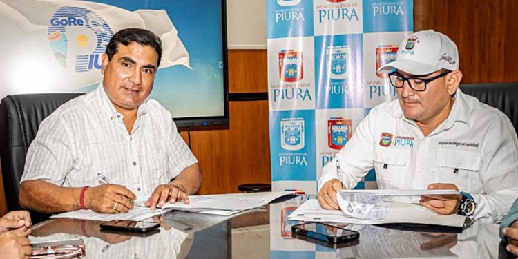 Piura: GORE financiará con S/ 132 millones pistas, veredas y drenaje pluvial