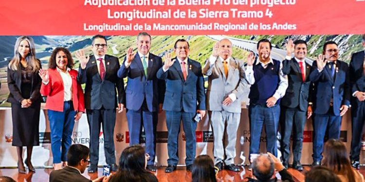 Concesionaria Vial del Centro ejecutará Tramo 4 de la Carretera Longitudinal de la Sierra con una inversión de US$ 1,582 millones