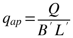 qap = Q / (B' L')