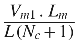 Vm1.Lm / L(Nc+1)