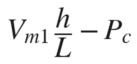 Vm1 h/L − Pc