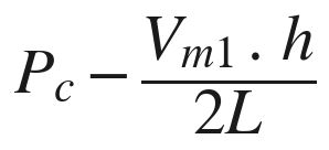 Pc − Vm1.h/2L