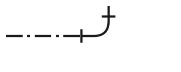 Símbolo: Codo de 90°