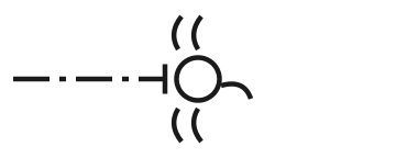 Símbolo: Aspersor de riego